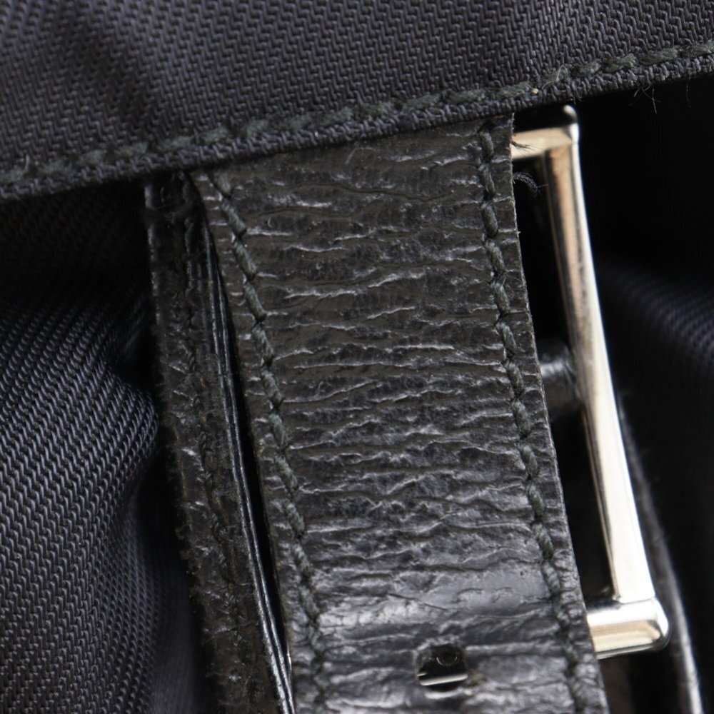 GUCCI Black Leather Backpack - Picture 9 of 16